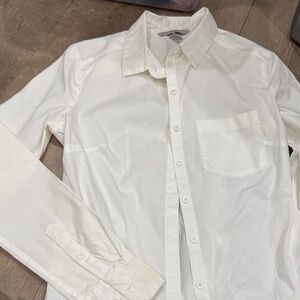 H&M Cream Button Down Shirt